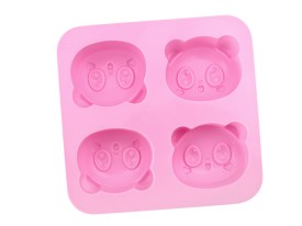 Molde silicona panda kawaii